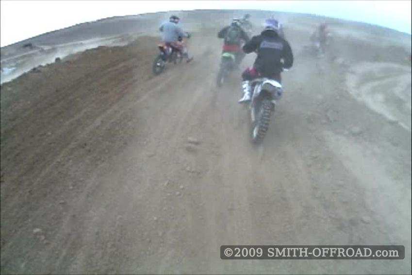 Crash sequence from the second turn of the Novice Class start, VDR Hare Scramble in Berthoud CO, Jan 2009
, photo 
